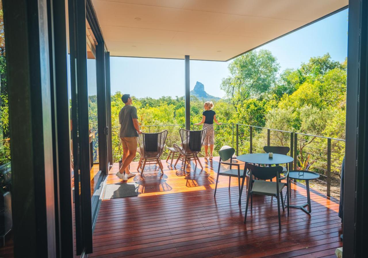 Vetro su Serra Glass House Mountains Esterno foto